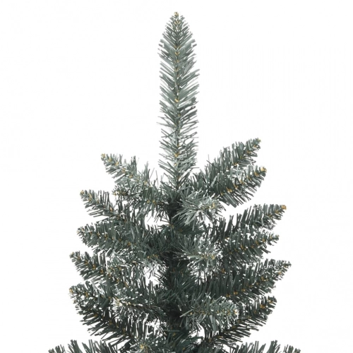 Mākslīgā Ziemassvētku Egle Ar Statīvu, Šaura, 120 Cm, Zaļa, Pvc Vidaxl