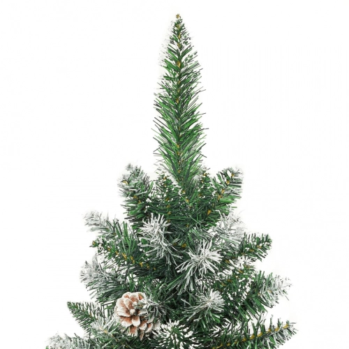 Mākslīgā Ziemassvētku Egle Ar Statīvu, Šaura, 150 Cm, Pvc Vidaxl