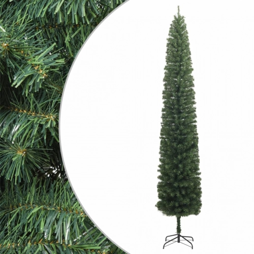 Mākslīgā Ziemassvētku Egle Ar Statīvu, Šaura, 300 Cm, Pvc Vidaxl