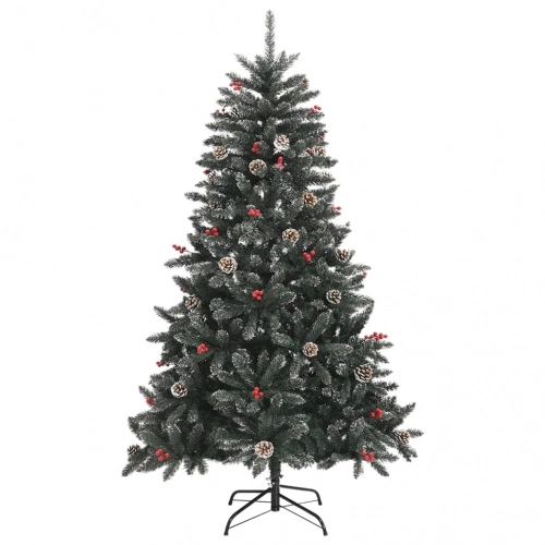 Mākslīgā Ziemassvētku Egle Ar Statīvu, Zaļa, 120 Cm, Pvc Vidaxl