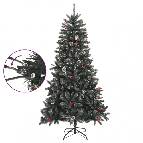 Mākslīgā Ziemassvētku Egle Ar Statīvu, Zaļa, 180 Cm, Pvc Vidaxl