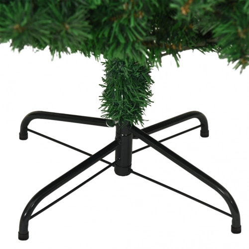 Mākslīgā Ziemassvētku Egle, Biezi Zari, Zaļa, 210 Cm, Pvc Vidaxl