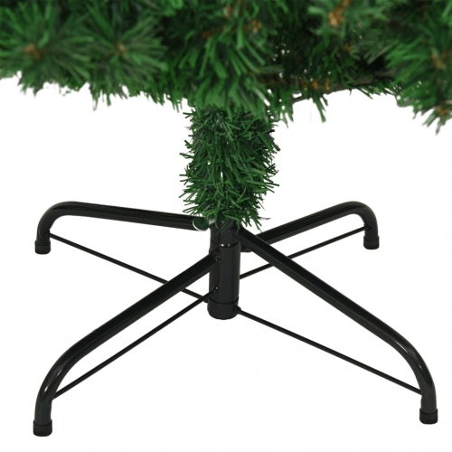 Mākslīgā Ziemassvētku Egle, Biezi Zari, Zaļa, 240 Cm, Pvc Vidaxl