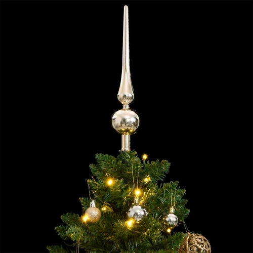 Mākslīgā Ziemassvētku Egle, Bumbiņu Komplekts, 150 Cm, 150 Led Vidaxl