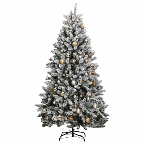 Mākslīgā Ziemassvētku Egle, Bumbiņu Komplekts, 180 Cm, 300 Led Vidaxl
