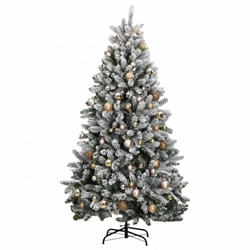 Mākslīgā Ziemassvētku Egle, Bumbiņu Komplekts, 210 Cm, 300 Led Vidaxl
