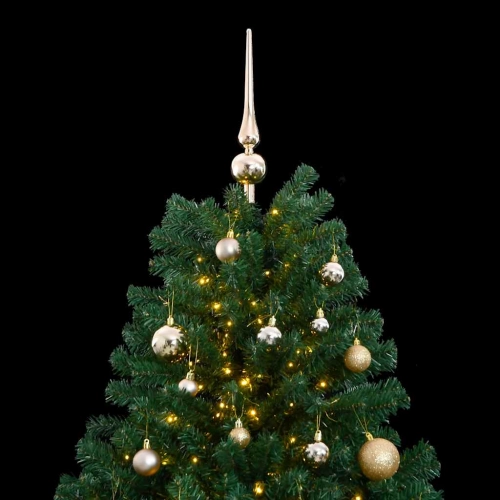 Mākslīgā Ziemassvētku Egle, Bumbiņu Komplekts, 240 Cm, 300 Led Vidaxl
