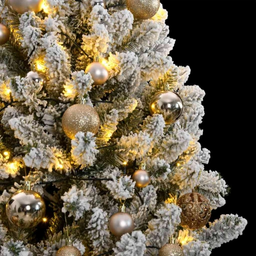 Mākslīgā Ziemassvētku Egle, Bumbiņu Komplekts, 240 Cm, 300 Led Vidaxl