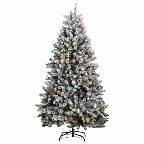 Mākslīgā Ziemassvētku Egle, Bumbiņu Komplekts, 240 Cm, 300 Led Vidaxl