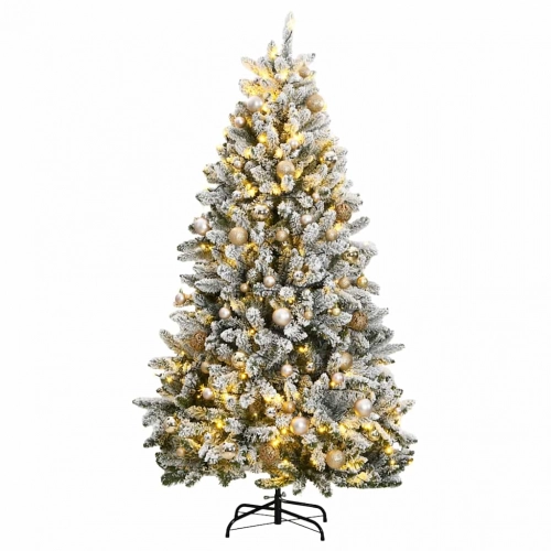Mākslīgā Ziemassvētku Egle, Bumbiņu Komplekts, 270 Cm, 300 Led Vidaxl