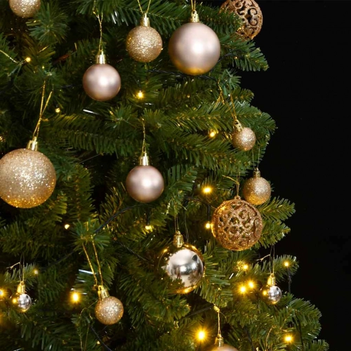 Mākslīgā Ziemassvētku Egle, Bumbiņu Komplekts, 300 Cm, 300 Led Vidaxl