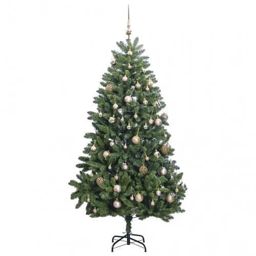 Mākslīgā Ziemassvētku Egle, Bumbiņu Komplekts, 300 Cm, 300 Led Vidaxl
