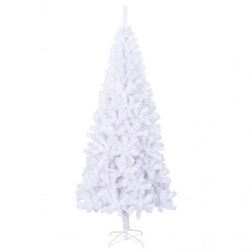 Mākslīgā Ziemassvētku Egle L, 240 Cm, Balta Vidaxl