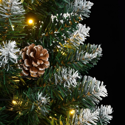 Mākslīgā Ziemassvētku Egle, Šaura, 180 Cm, 300 Led Vidaxl