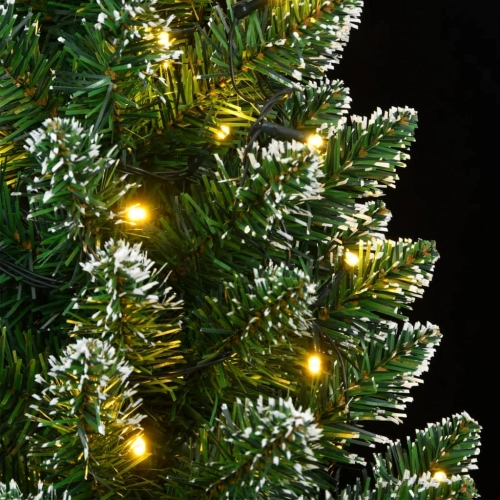 Mākslīgā Ziemassvētku Egle, Šaura, 180 Cm, 300 Led Vidaxl