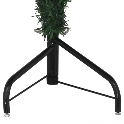 Mākslīgā Ziemassvētku Egle, Stūra, Zaļa, 120 Cm, Pvc Vidaxl
