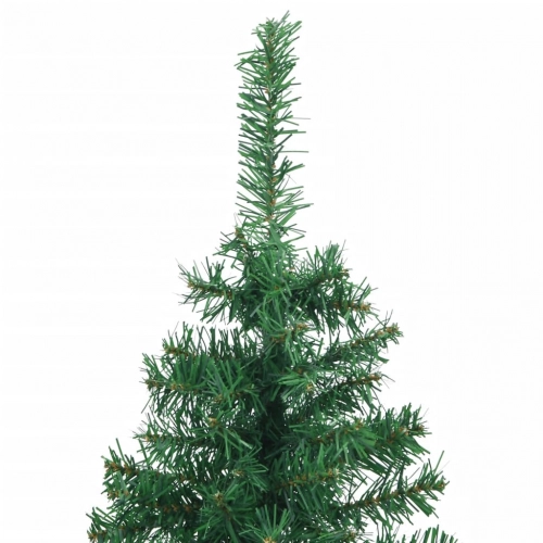 Mākslīgā Ziemassvētku Egle, Stūra, Zaļa, 120 Cm, Pvc Vidaxl