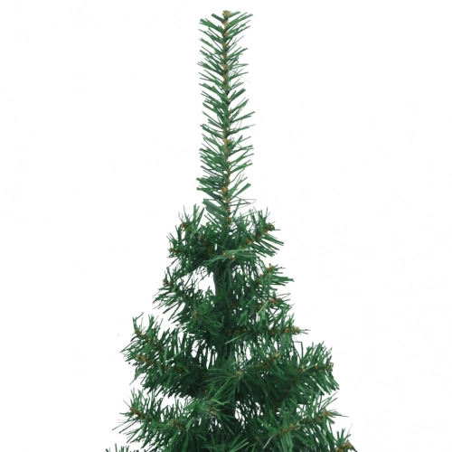 Mākslīgā Ziemassvētku Egle, Stūra, Zaļa, 180 Cm, Pvc Vidaxl