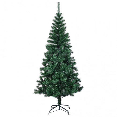 Mākslīgā Ziemassvētku Egle, Zaigojoši Zaru Gali, Zaļa, 120 Cm Vidaxl