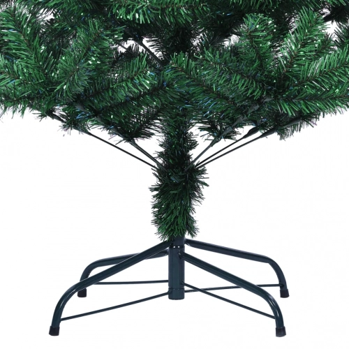 Mākslīgā Ziemassvētku Egle, Zaigojoši Zaru Gali, Zaļa, 150 Cm Vidaxl