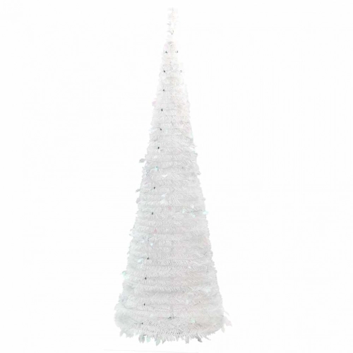 Mākslīgā Ziemassvētku Eglīte, 150 Led, Balta, 180 Cm Vidaxl