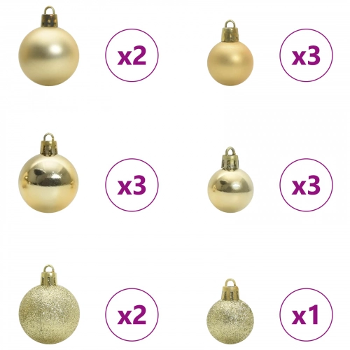 Mākslīgā Ziemassvētku Eglīte Balts 120 Cm Pvc Un Tērauds Vidaxl