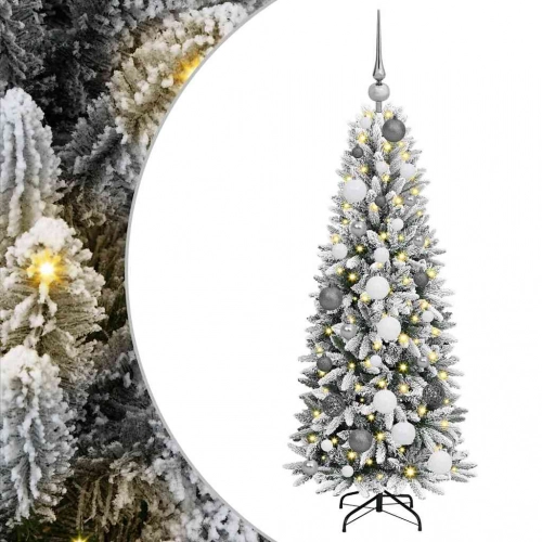 Mākslīgā Ziemassvētku Eglīte Balts 120 Cm Pvc Vidaxl