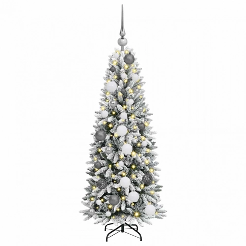 Mākslīgā Ziemassvētku Eglīte Balts 120 Cm Pvc Vidaxl