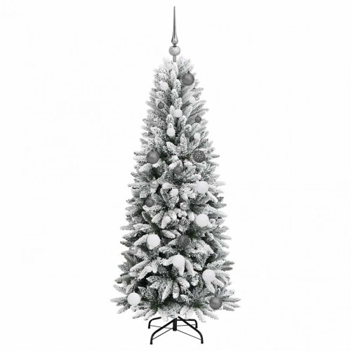 Mākslīgā Ziemassvētku Eglīte Balts 150 Cm Pvc Vidaxl