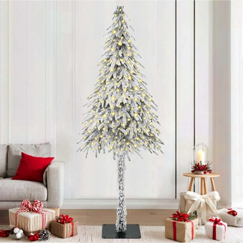 Mākslīgā Ziemassvētku Eglīte Balts 210 Cm Pe Vidaxl