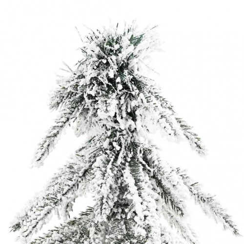 Mākslīgā Ziemassvētku Eglīte Balts 86 X 86 X 210 Cm Vidaxl