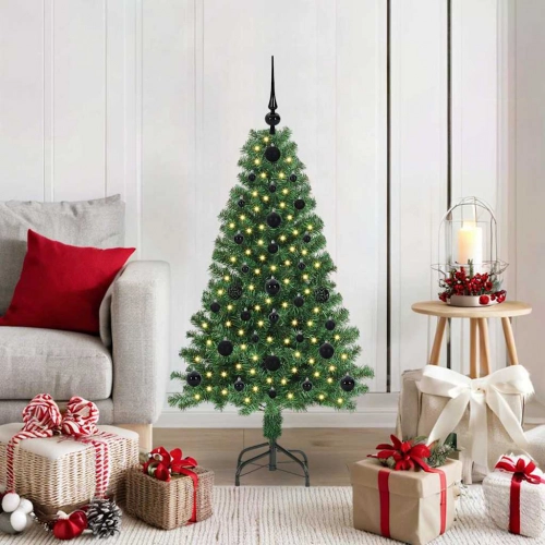 Mākslīgā Ziemassvētku Eglīte Su 150 Led Ar Statīvu Zaļa 120 Cm Vidaxl