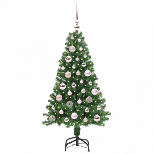 Mākslīgā Ziemassvētku Eglīte Su 150 Led Ar Statīvu Zaļa 120 Cm Vidaxl