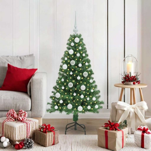 Mākslīgā Ziemassvētku Eglīte Su 150 Led Ar Statīvu Zaļa 120 Cm Vidaxl