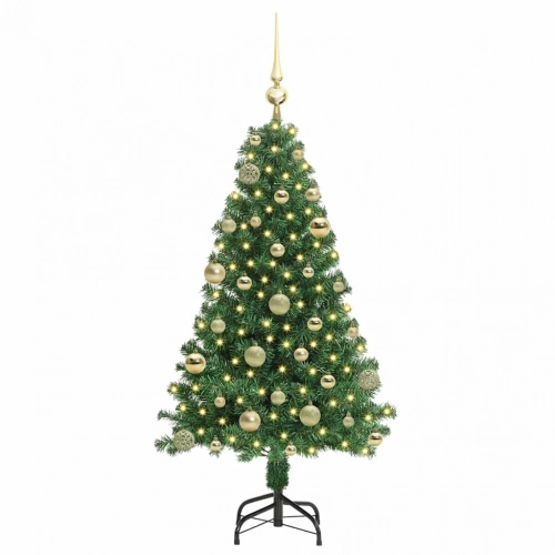Mākslīgā Ziemassvētku Eglīte Su 150 Led Ar Statīvu Zaļa 120 Cm Vidaxl