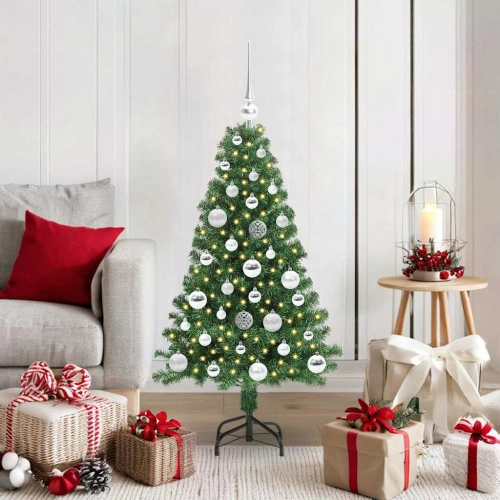Mākslīgā Ziemassvētku Eglīte Su 150 Led Ar Statīvu Zaļa 120 Cm Vidaxl