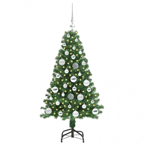 Mākslīgā Ziemassvētku Eglīte Su 150 Led Ar Statīvu Zaļa 120 Cm Vidaxl
