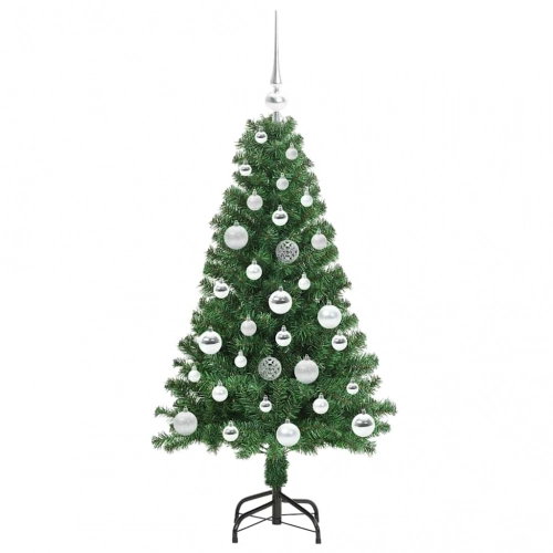 Mākslīgā Ziemassvētku Eglīte Su 150 Led Ar Statīvu Zaļa 120 Cm Vidaxl