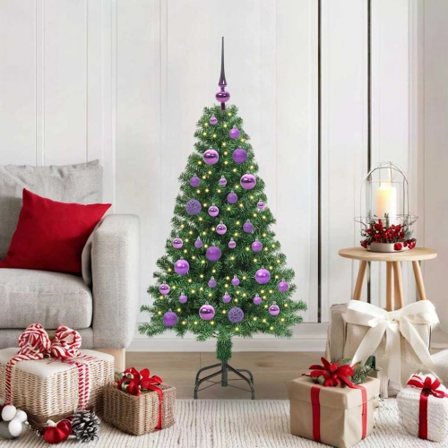 Mākslīgā Ziemassvētku Eglīte Su 150 Led Ar Statīvu Zaļa 120 Cm Vidaxl