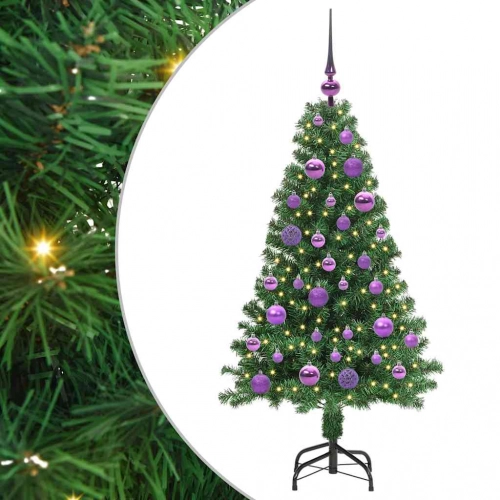 Mākslīgā Ziemassvētku Eglīte Su 150 Led Ar Statīvu Zaļa 120 Cm Vidaxl