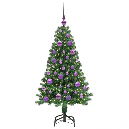 Mākslīgā Ziemassvētku Eglīte Su 150 Led Ar Statīvu Zaļa 120 Cm Vidaxl