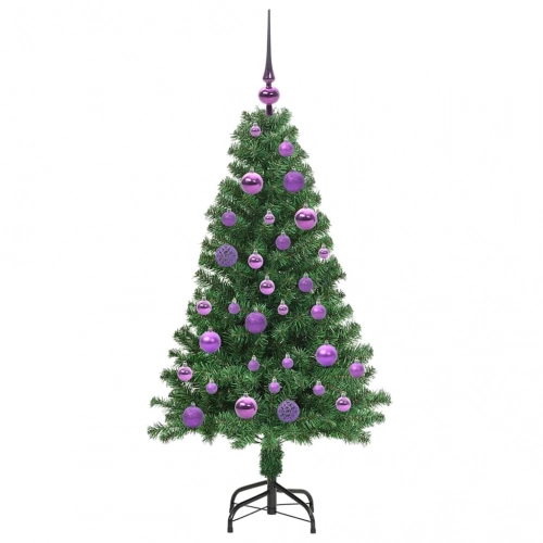 Mākslīgā Ziemassvētku Eglīte Su 150 Led Ar Statīvu Zaļa 120 Cm Vidaxl