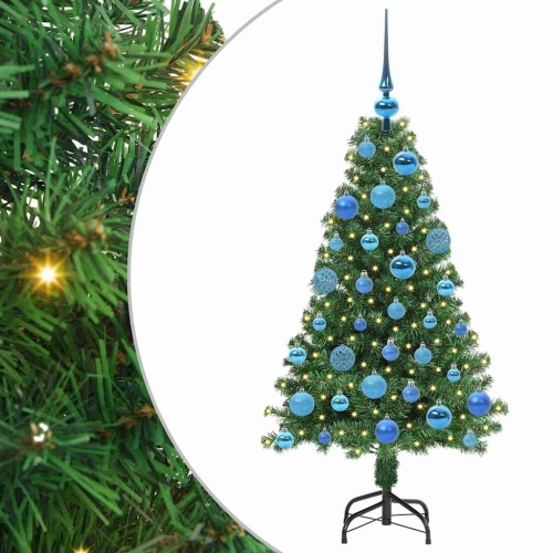 Mākslīgā Ziemassvētku Eglīte Su 150 Led Ar Statīvu Zaļa 120 Cm Vidaxl