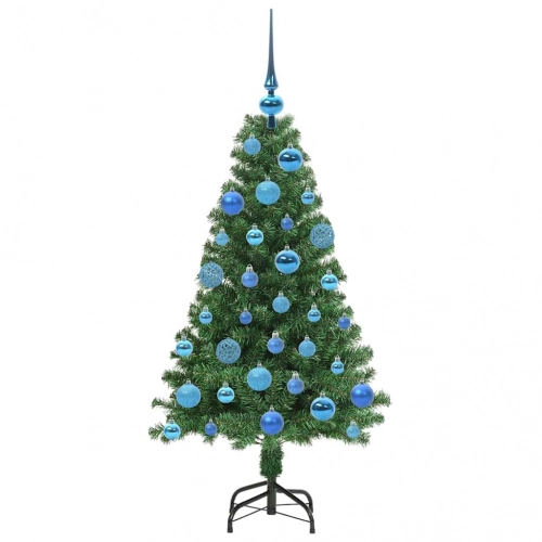 Mākslīgā Ziemassvētku Eglīte Su 150 Led Ar Statīvu Zaļa 120 Cm Vidaxl