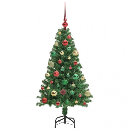 Mākslīgā Ziemassvētku Eglīte Su 150 Led Ar Statīvu Zaļa 120 Cm Vidaxl