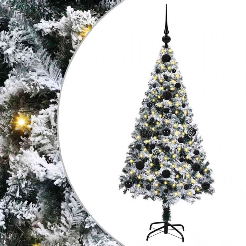 Mākslīgā Ziemassvētku Eglīte Su 150 Led Ar Statīvu Zaļa 120 Cm Vidaxl