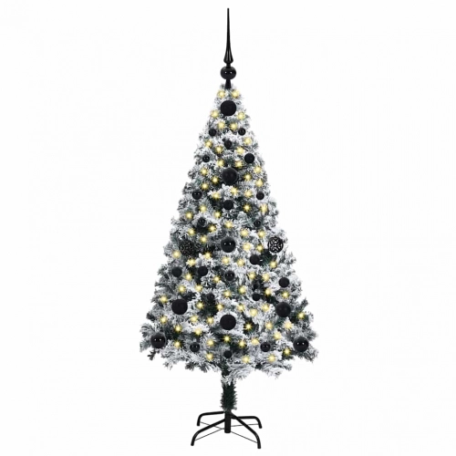 Mākslīgā Ziemassvētku Eglīte Su 150 Led Ar Statīvu Zaļa 120 Cm Vidaxl
