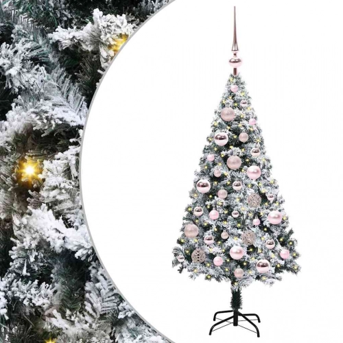 Mākslīgā Ziemassvētku Eglīte Su 150 Led Ar Statīvu Zaļa 120 Cm Vidaxl