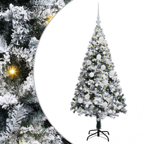 Mākslīgā Ziemassvētku Eglīte Su 150 Led Ar Statīvu Zaļa 120 Cm Vidaxl