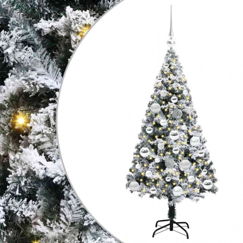 Mākslīgā Ziemassvētku Eglīte Su 150 Led Ar Statīvu Zaļa 120 Cm Vidaxl
